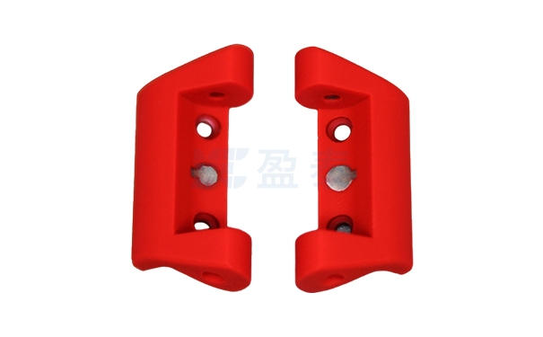 手表液态硅胶包金属卡扣 智能手表lsr硅胶包五金搭扣 电话手表五金包胶表带扣 腕表防水包胶卡扣