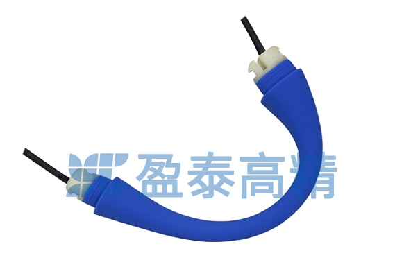 耳挂式耳机配件 骨传导耳返零件盈泰厂家 液态硅胶包塑胶支架 塑胶包导电线配件生产工厂