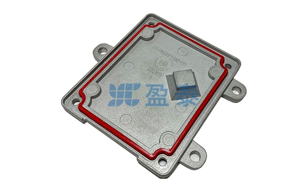 批量生产生活电器液态硅胶包金属配件 汽车防水密封lsr硅胶包五金垫片工厂