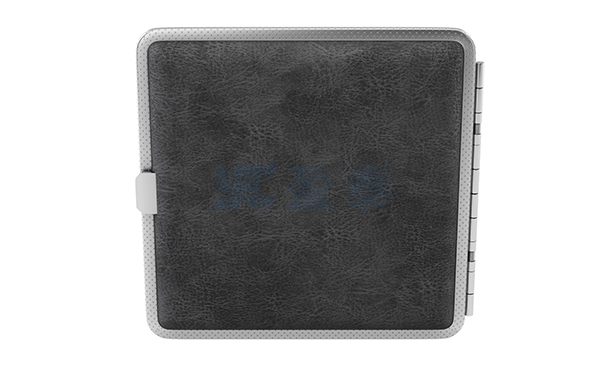 金属外壳贴皮革 五金盒子贴薄皮 贴皮生产厂家 四边热压贴皮 皮套贴金属壳防滑耐磨