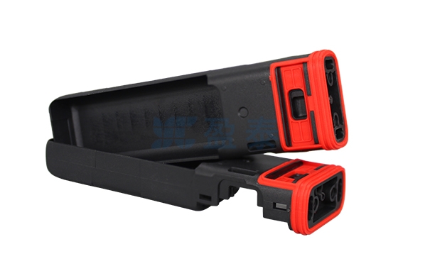 液态硅胶包胶支架 注塑包胶零件 液体硅胶包塑胶电池支架 lsr硅胶防水防油密封件工厂